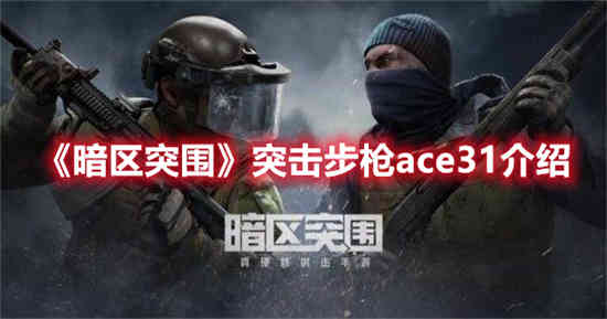 暗区突围突击步枪ace31怎么样