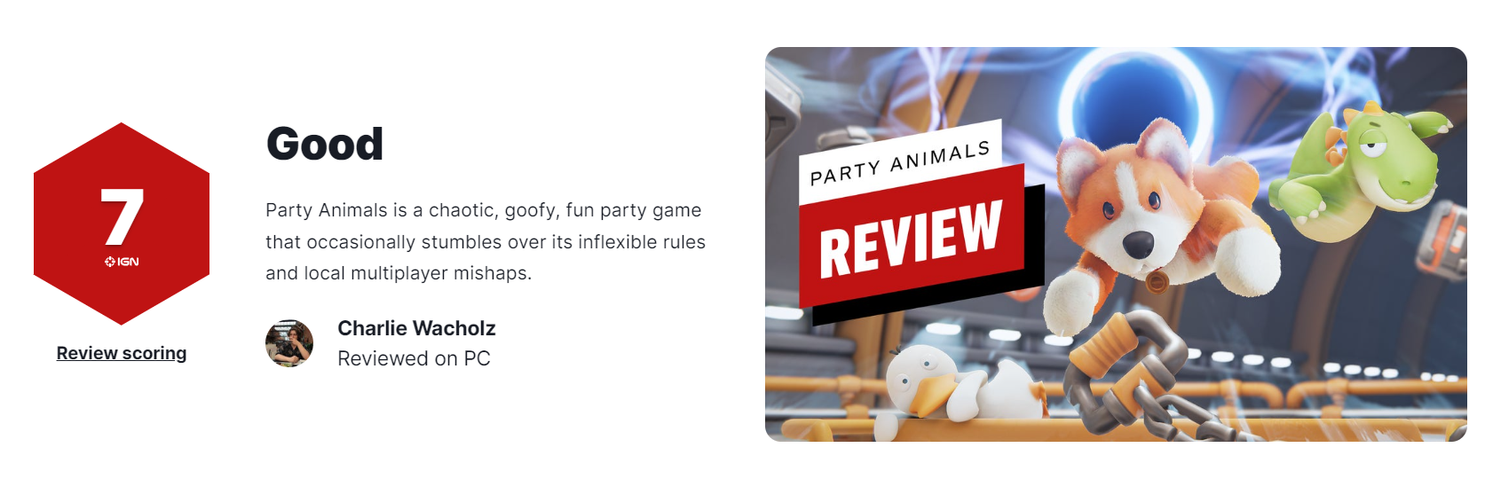 《动物派对》IGN